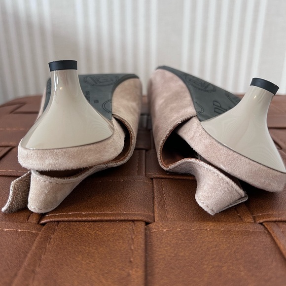 L’amour Des Pieds Hulda Sling-Back Pump Taupe Suede Leather Women’s 6.5 NEW $240 - Picture 12 of 13